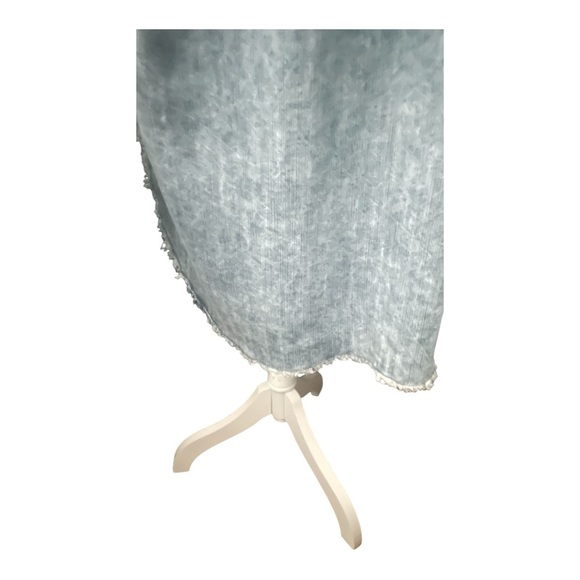 Oil & Hali Long Sleeve Shirt Women’s Button-Up Top, Casual, Raw Hem Sz XL - Picture 5 of 8